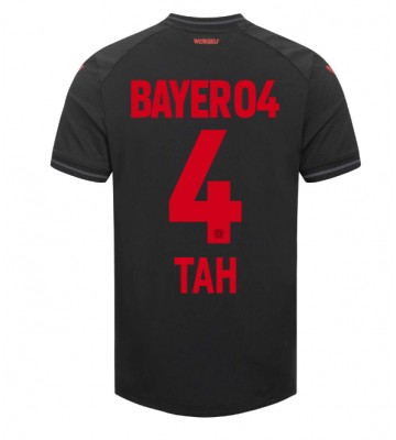 Bayer Leverkusen Jonathan Tah #4 Hjemmebanetrøje 2023-24 Kort ærmer